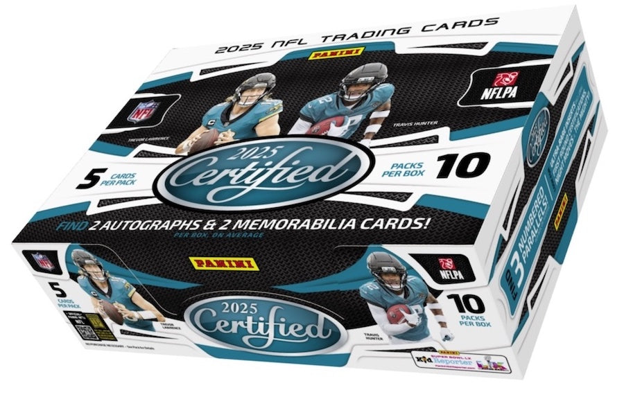 2025 Panini Certified Football Hobby Box