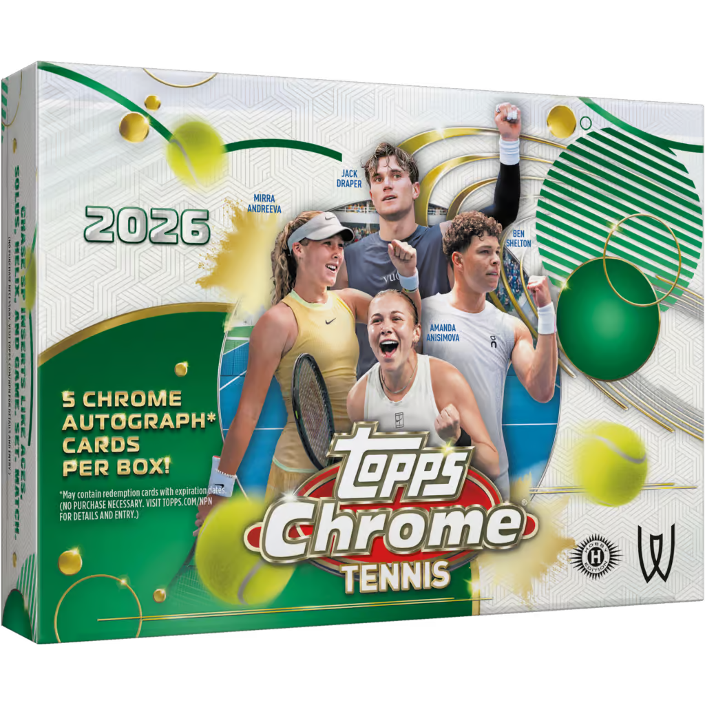 2026 Topps Chrome Tennis DELIGHT BOX (PRE-ORDER)