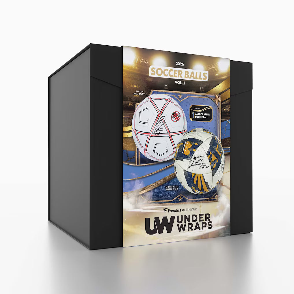 2026 Under Wraps Autographed Soccer Balls - Single Mystery Box