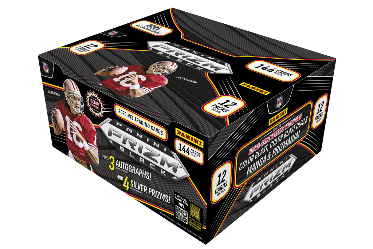 2025 Panini Prizm Black Football Hobby Box