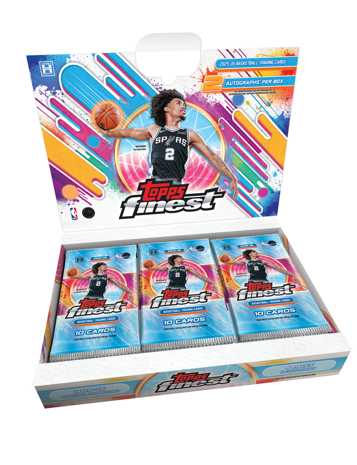2025/26 Topps Finest Basketball NBA Hobby Box