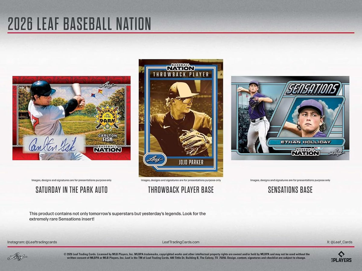 2026 Leaf Baseball Nation Jumbo Box