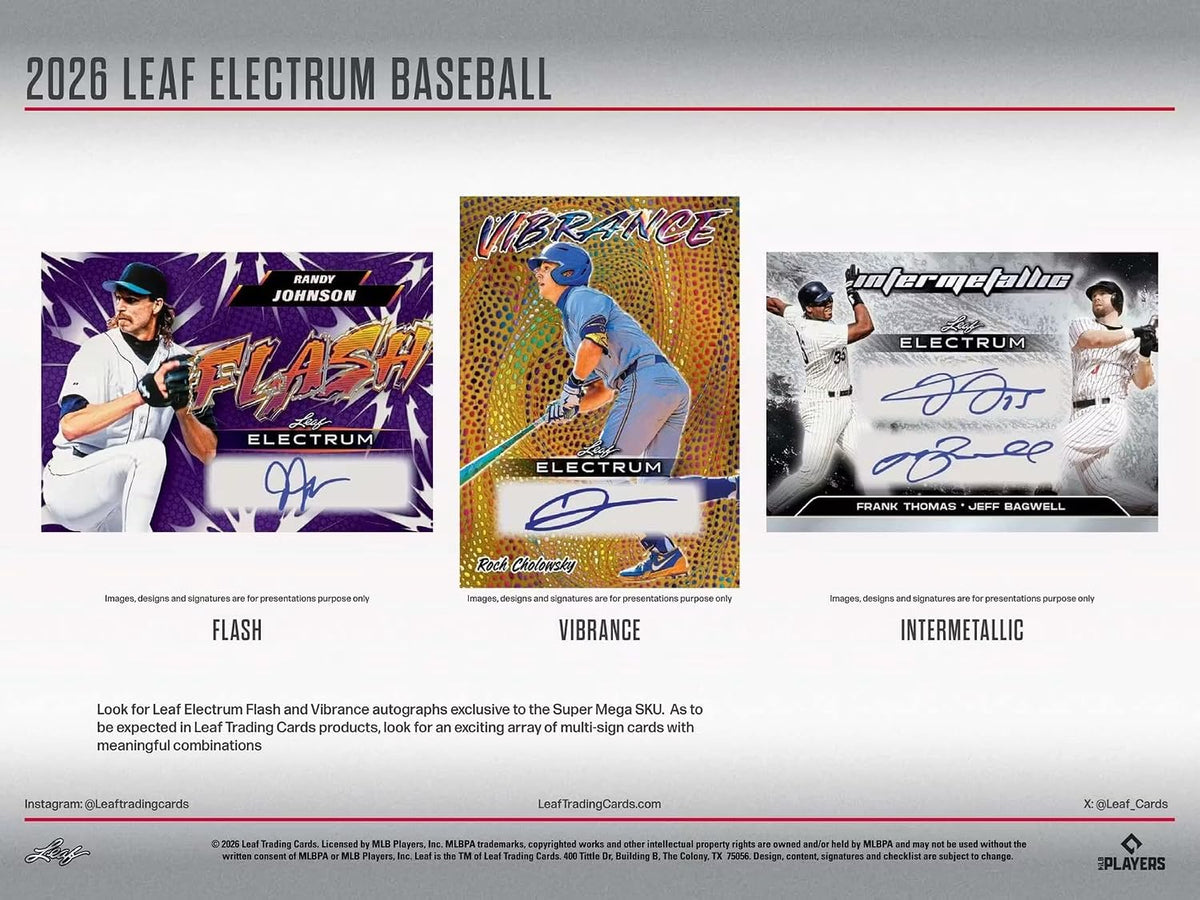 2026 Leaf Electrum Baseball Hobby Box