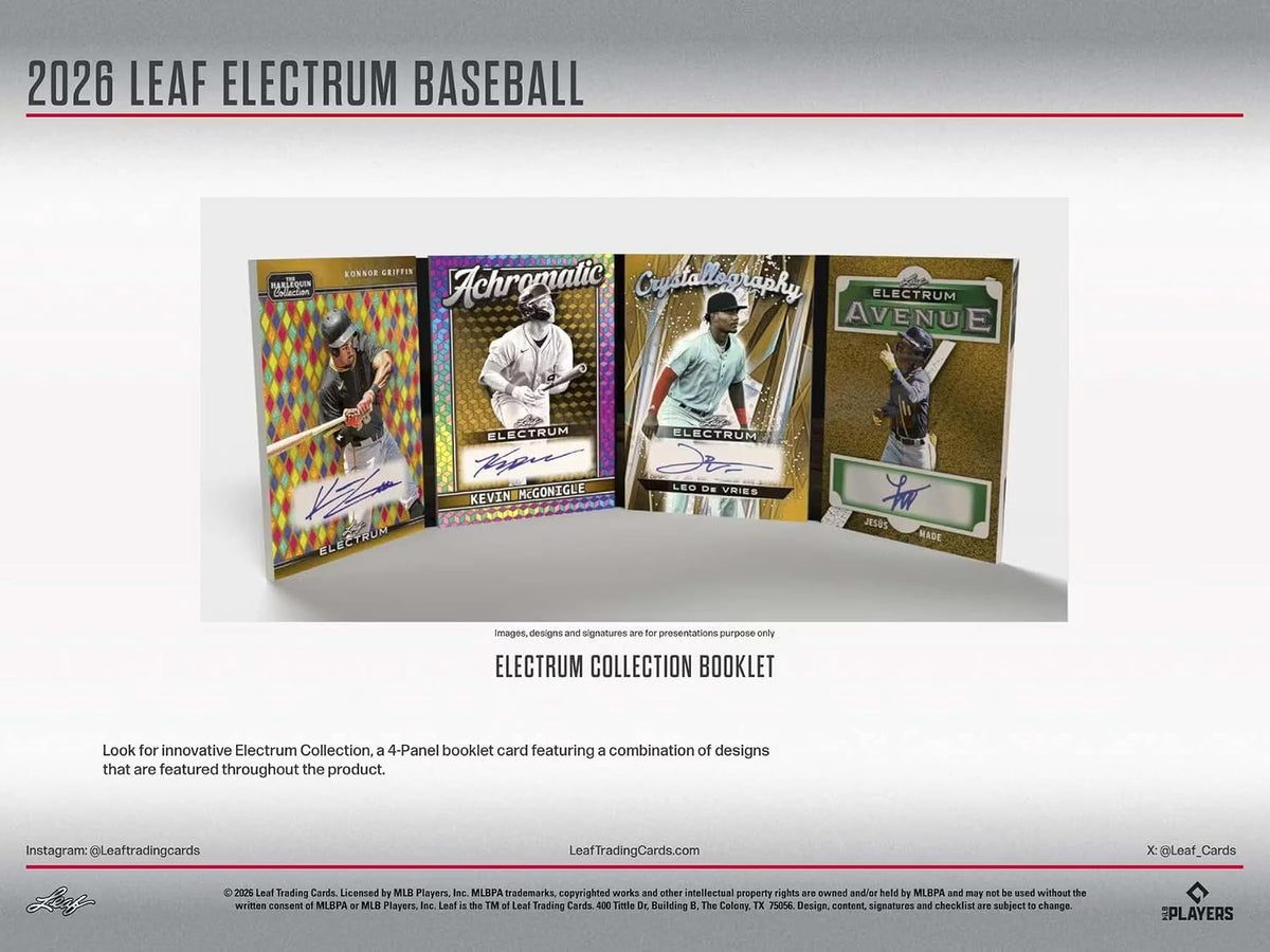 2026 Leaf Electrum Baseball Hobby Box
