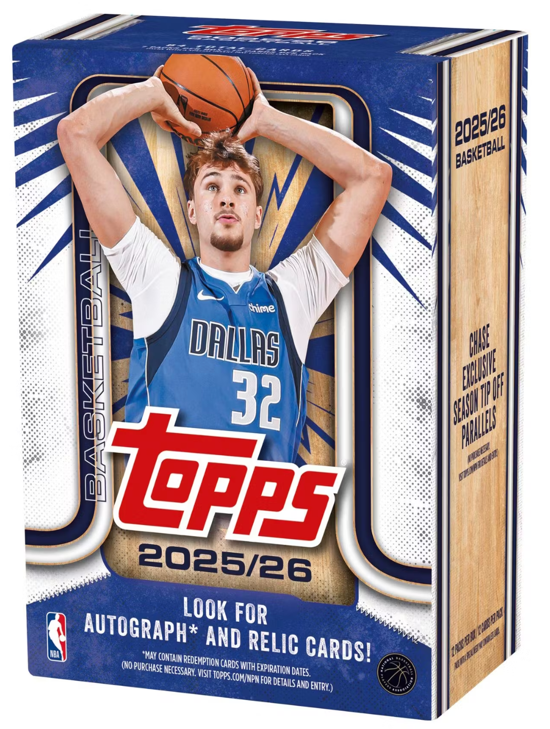 2025/26 Topps Basketball 7-Pack Blaster Box