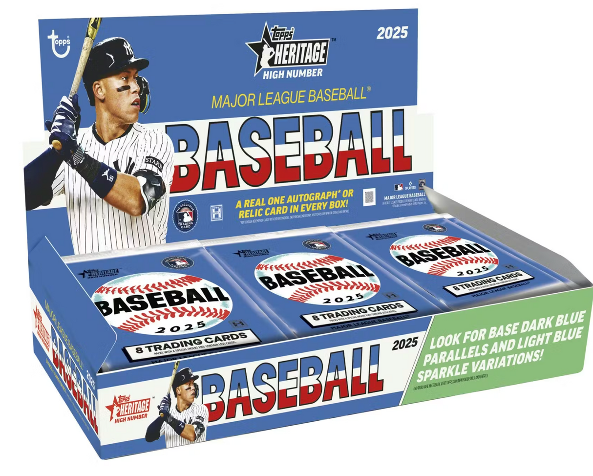 2025 Topps Heritage High Number Baseball Hobby Box
