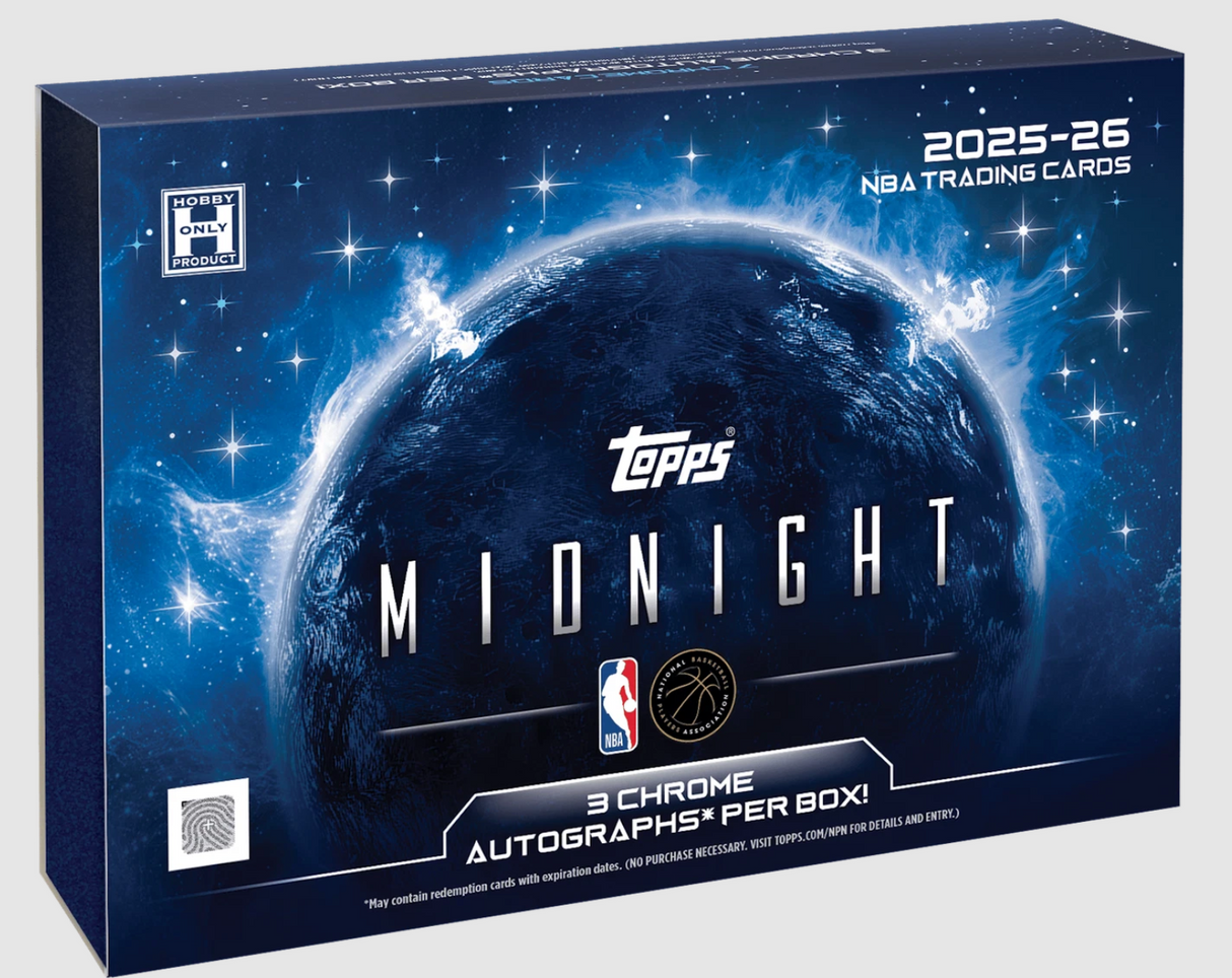 FREE 24/25 INCEPTION BOX WITH PURCHASE! 2025/26 Topps Midnight Basketball Hobby Box