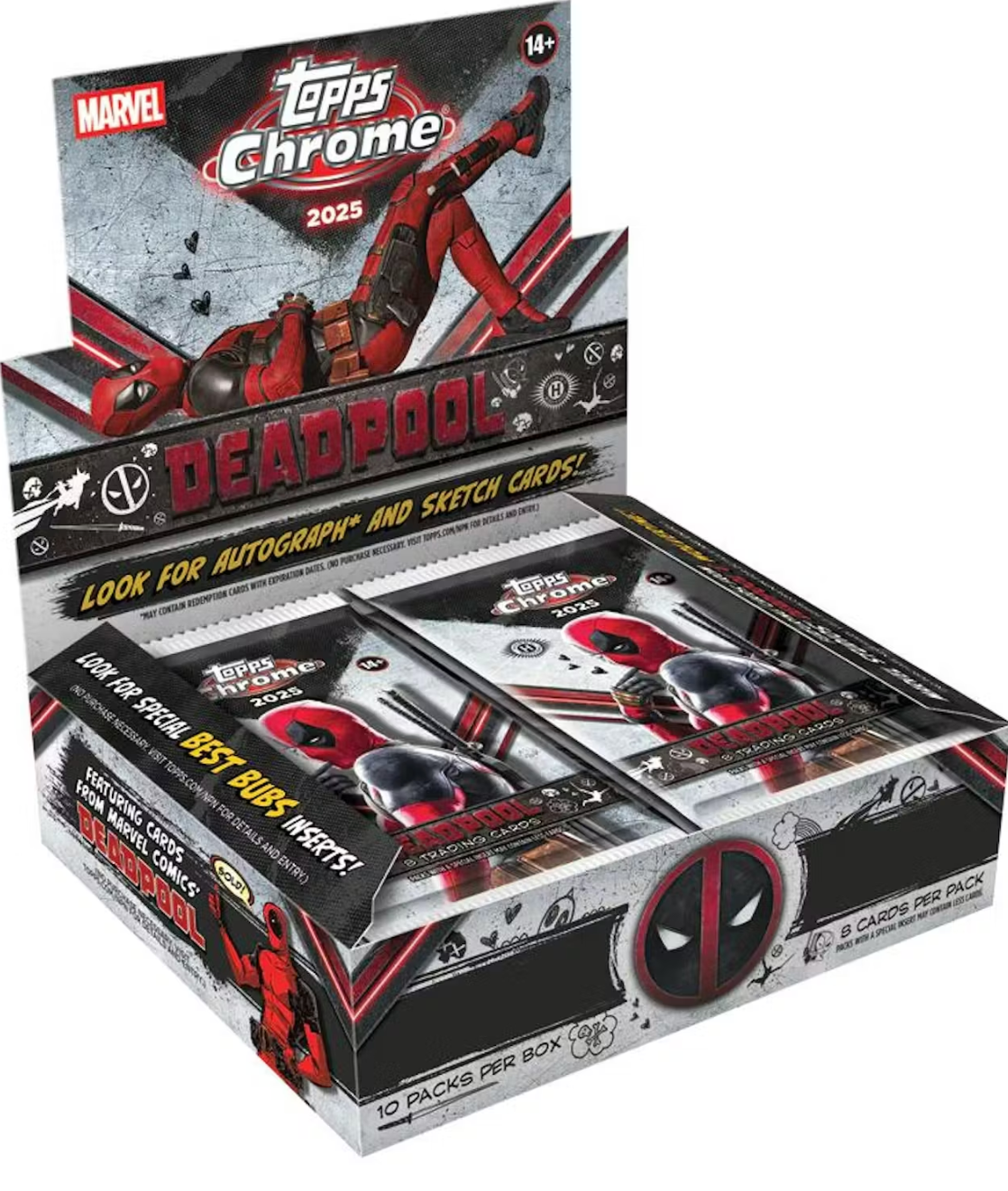 2025 Topps Deadpool Chrome Hobby Box