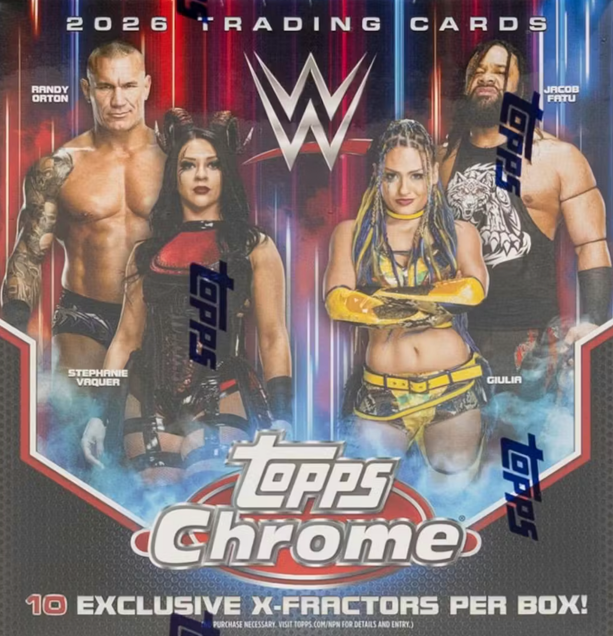 2026 Topps Chrome WWE Wrestling Mega Box
