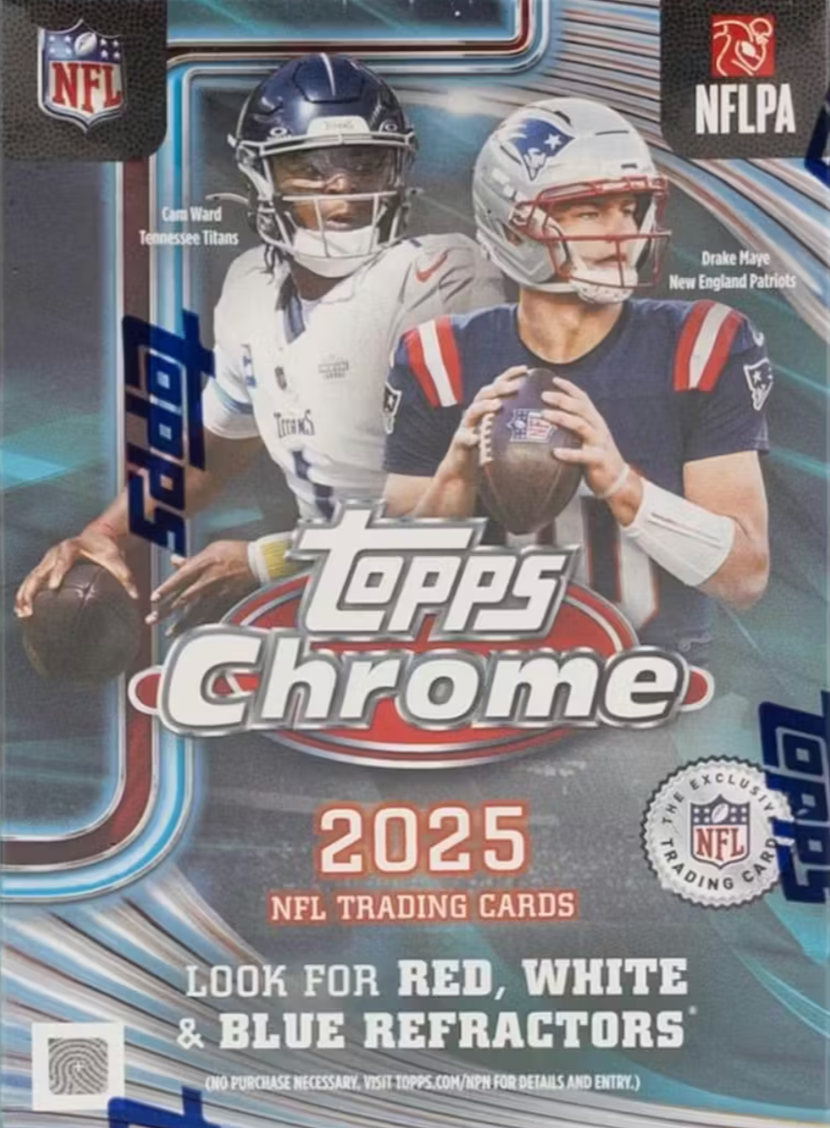 2025 Topps Chrome Football Blaster Box *RIPS LIVE ONLY*
