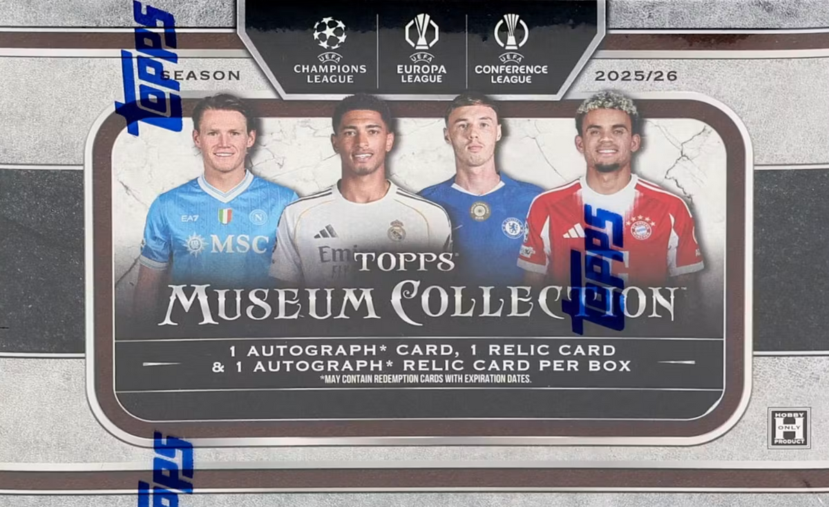 2025/26 Topps UEFA Club Competitions Museum Collection Soccer Hobby Box