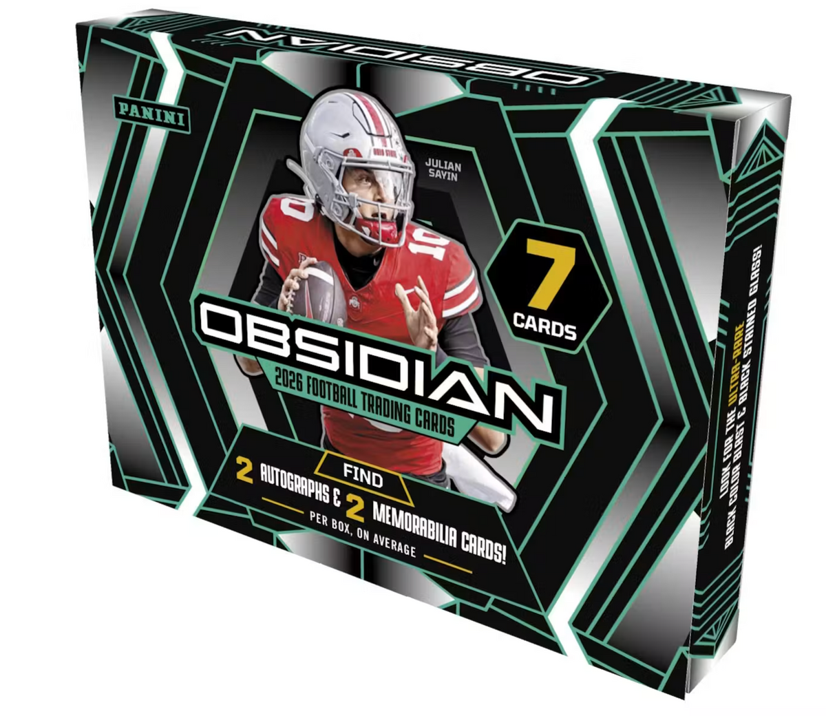 2026 Panini Obsidian Football Hobby Box (Pre-Order) sealed box