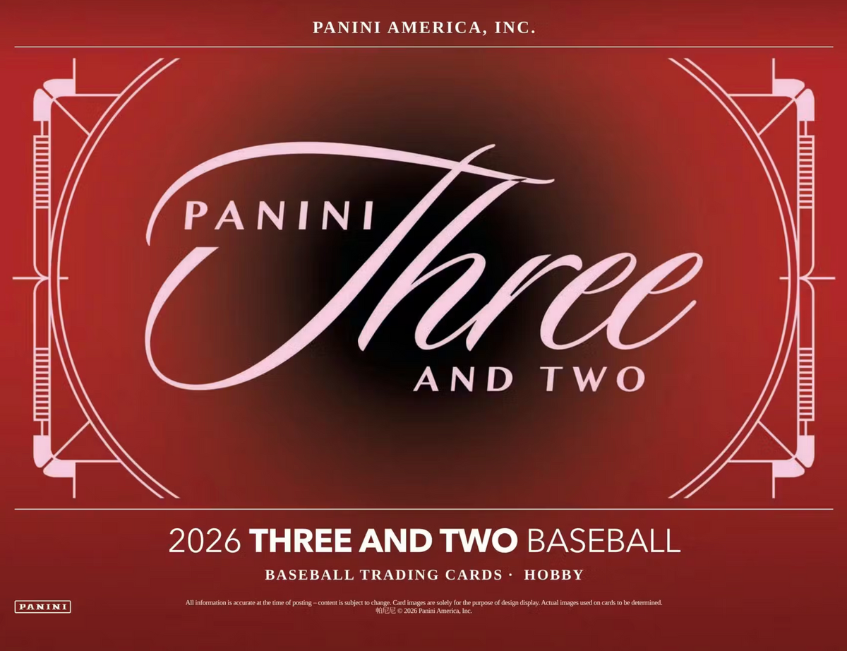 2026 Panini Three and Two Baseball Hobby Box (Pre-Order) sealed box