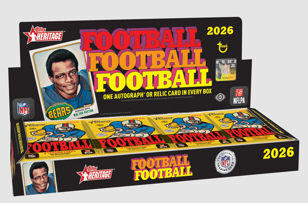 2026 Topps Heritage Football Hobby Box (Pre-Order)