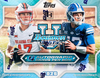 2026 Bowman University Best Football Hobby Box