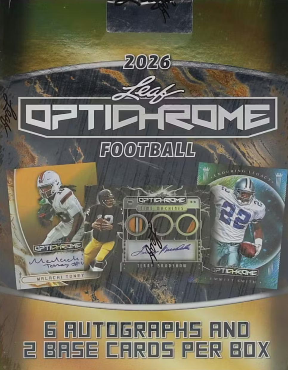 *6 AUTOS PER BOX* 2026 Leaf Optichrome Football Hobby