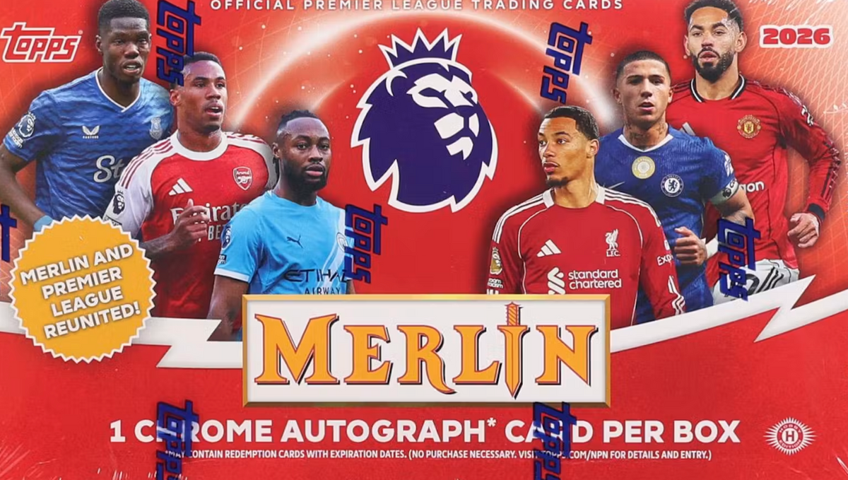 2025/26 Topps Merlin Premier League EPL Soccer Hobby Box – Jaspys