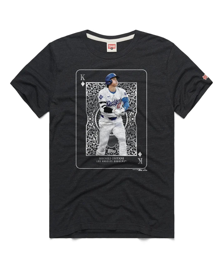Los Angeles Dodgers Shohei Ohtani Homage Charcoal All Kings Graphic Tee
