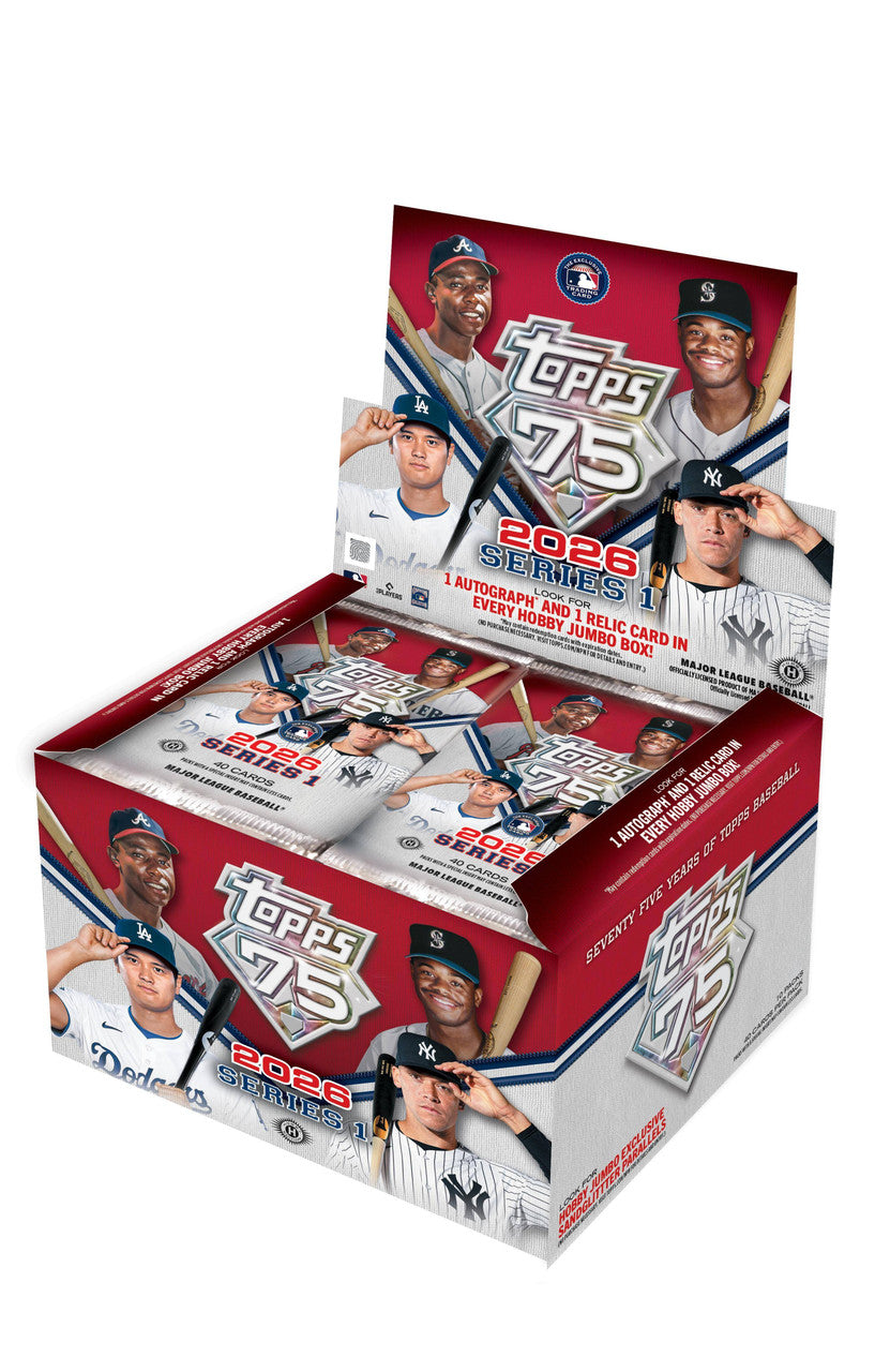 2026 Topps Series 1 Baseball Hobby Jumbo Box