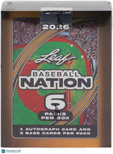 2026 Leaf Baseball Nation Hobby Box