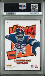 2025 PANINI ABSOLUTE KABOOM! HORIZONTAL #7 LAWRENCE TAYLOR PSA 10 GEM MINT