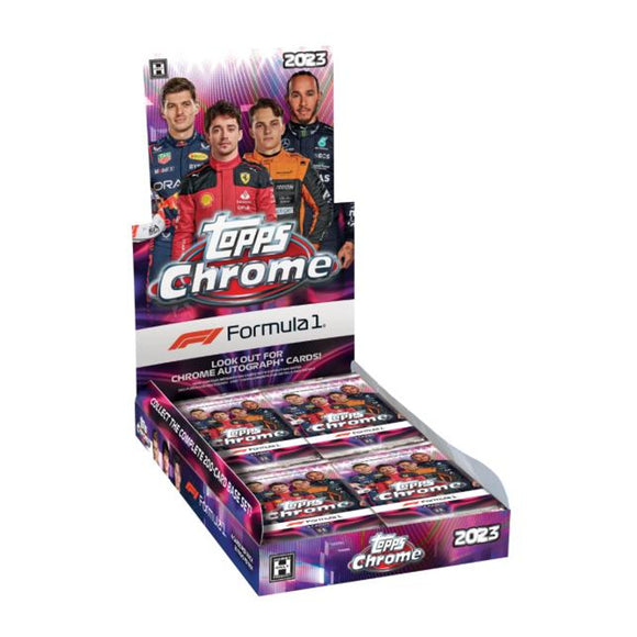 2023 Topps Chrome F1 Formula 1 Racing Hobby Box