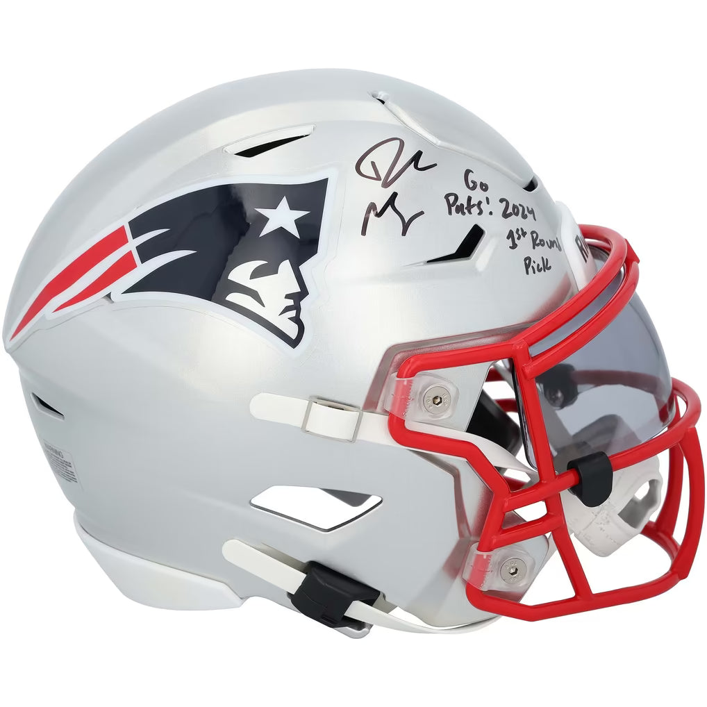 2026 Under Wraps Autographed NFL Mid-Size Helmets - Single Mystery Box
