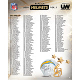 2026 Under Wraps Autographed NFL Replica Helmets Volume I - Single Mystery Box