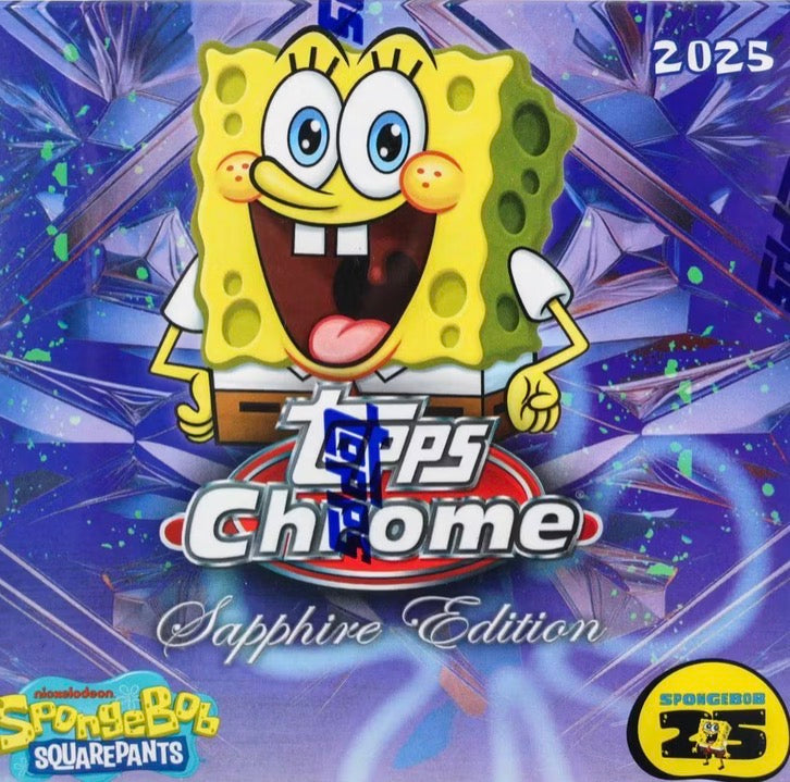 2025 Topps SpongeBob Chrome SAPPHIRE Box