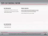 2026 Leaf Baseball Nation Jumbo Box