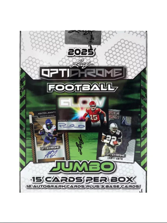2025 LEAF OPTICHROME FOOTBALL - JUMBO