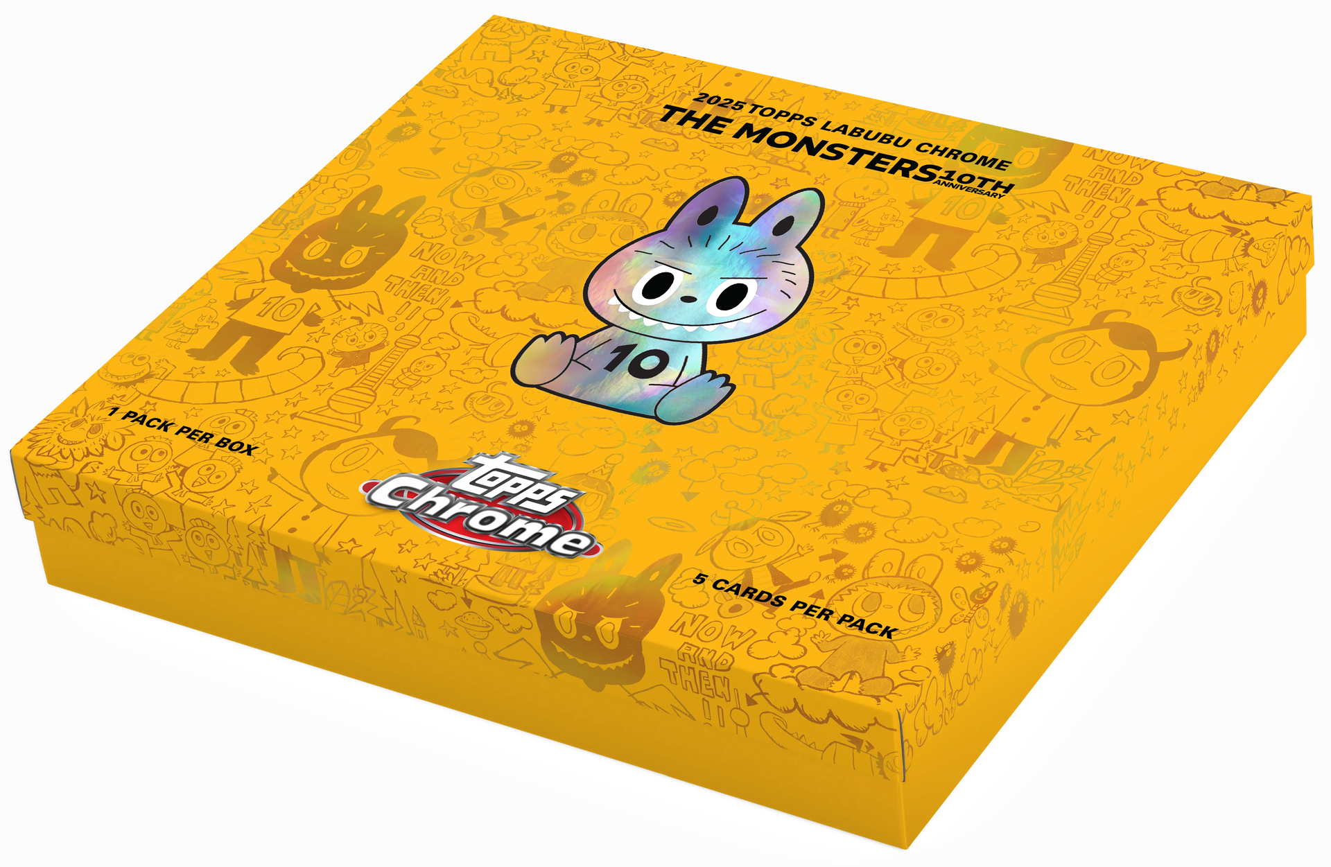 2025 Topps Chrome Labubu 1box① 2025 Topps Labubu Chrome Hobby Box – Jaspys