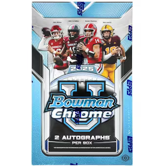 2025 BOWMAN CHROME U FOOTBALL HOBBY