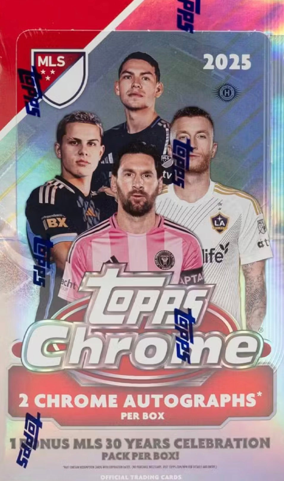 2025 Topps Chrome MLS Soccer Hobby Box
