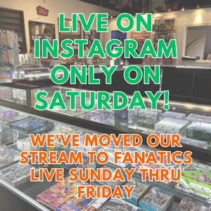 LIVE ON INSTAGRAM SATURDAY'S ONLY!