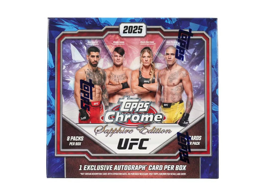 2025 Topps Chrome UFC Sapphire Edition Box