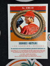 2018 Panini Diamond Kings Shohei Ohtani RC Retro 1982 Dual Jersey Auto Autograph Rookie /99