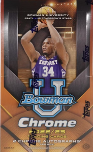 2022-23 Bowman University Chrome Basketball Hobby Box
