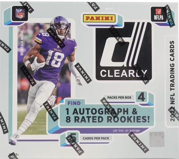 2022 Panini Clearly Donruss Football Hobby Box