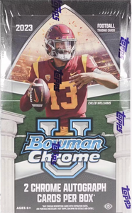 2023 Bowman University Chrome Football Hobby Box