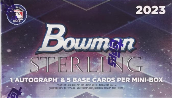 *MINI BOX | ONE PACK* 2023 Bowman Sterling Baseball Hobby Mini-Box