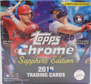 2019 Topps Chrome Sapphire Edition Baseball Box