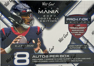 2023 Wild Card Auto Mania Pro-Look Football Edition Box