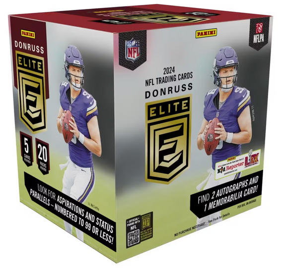 2024 Panini Donruss Elite Football Hobby Box Jaspys