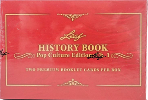 2024 Leaf History Book Pop Culture Edition Chapter 1 Hobby Box