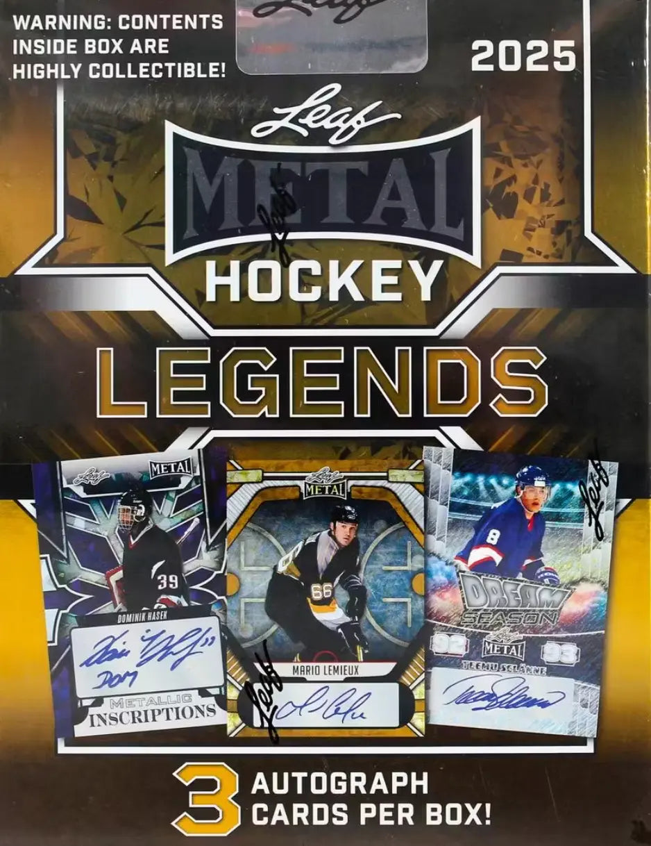 2025 Leaf Metal Legends Hockey Hobby Box Jaspys