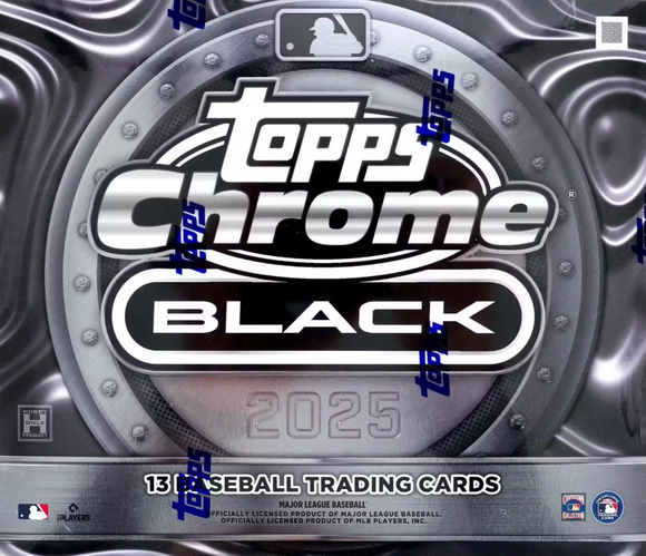 2025 Topps Chrome Black Baseball Hobby Box