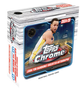 *WEEKEND SALE WHILE SUPPLIES LAST* 2024/25 Topps Chrome Basketball Mega Box