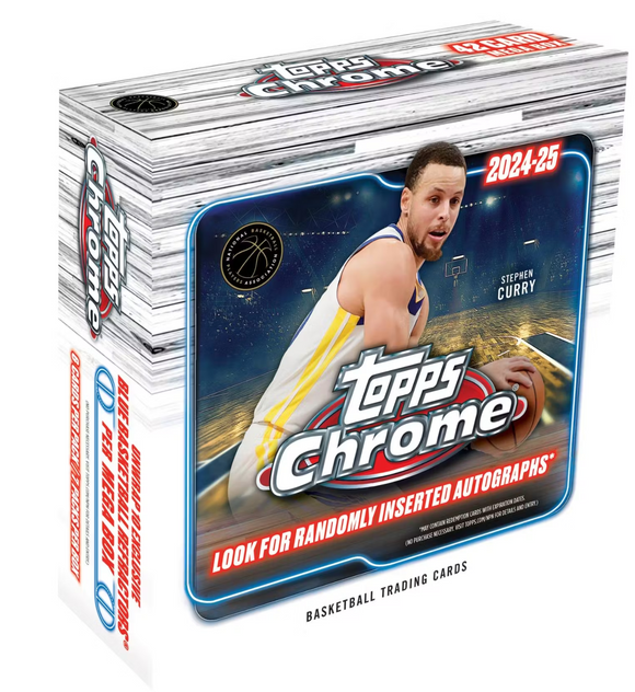 *WEEKEND SALE WHILE SUPPLIES LAST* 2024/25 Topps Chrome Basketball Mega Box