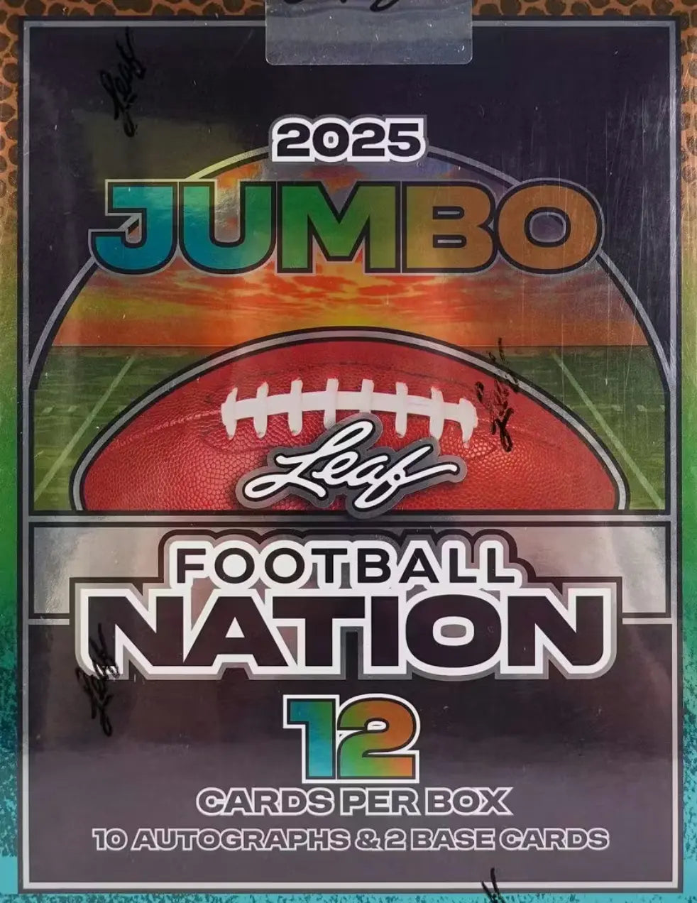 2025 Leaf Football Nation JUMBO Box Jaspys